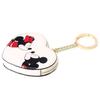 Kate Spade PVC Leather Coin Case, Disney Collaboration Heart Minnie Mouse and Mickey Mouse Design, Coin Purse, Mini Pouch, Key Fob, Bag Charm,