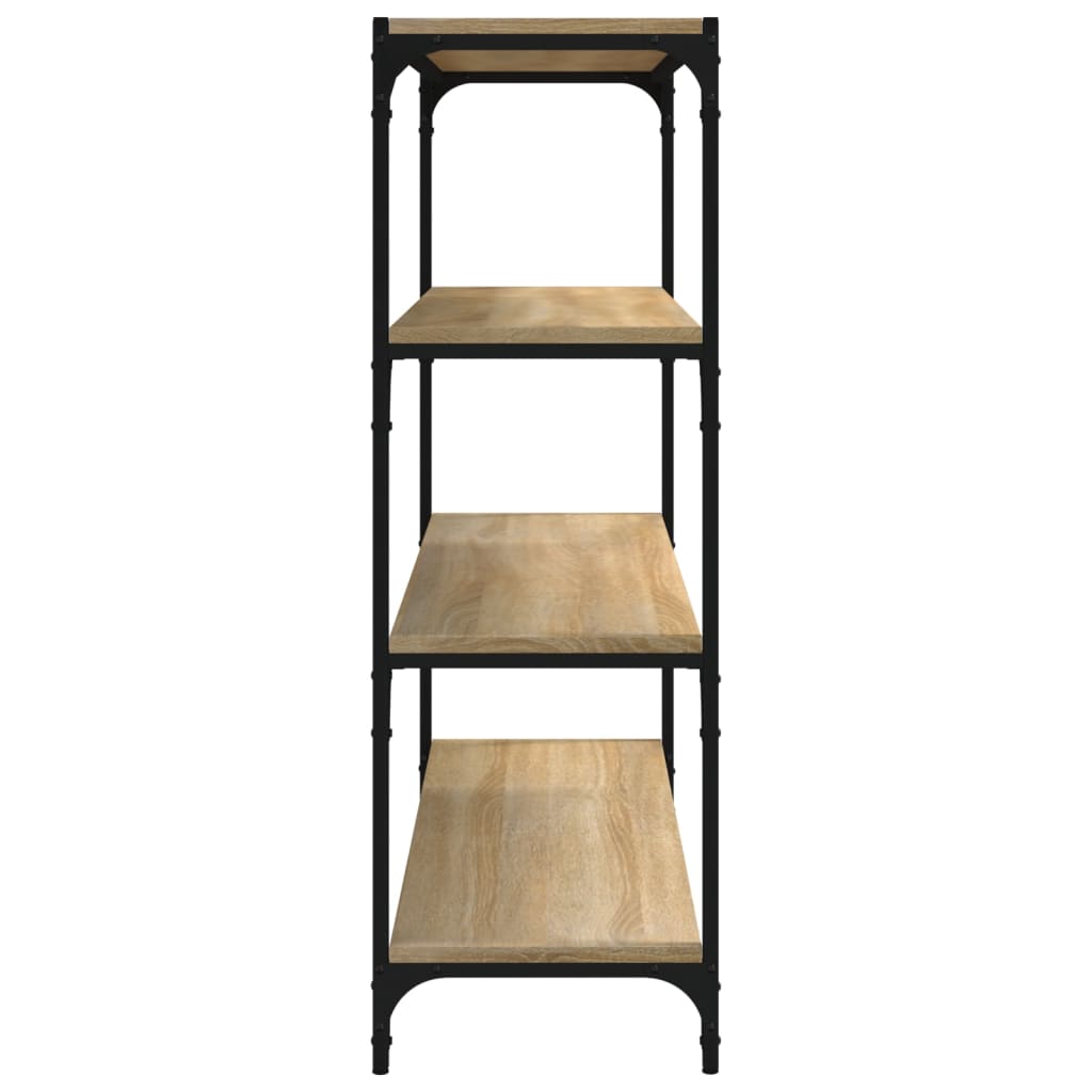 Bookshelf Sonoma Oak 100 X 33 X 100 Cm Particleboard and Steel