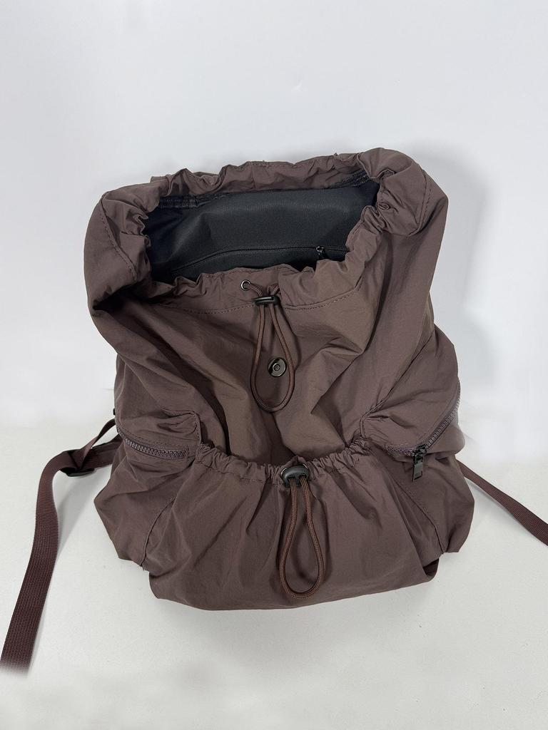 Fashionable Unisex Drawstring Backpack: Practical, Large-Capacity, Lightweight, Washable Fabric, Ideal for Casual Use.