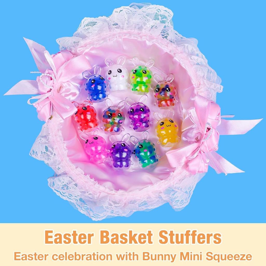 Easter Basket Stuffers 3Pcs: Maltose Bunny Squishy, Creative Spring Party Gift, Aesthetic Sensory Fidget, Office Tool