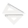 Kyoei Plastic ORIONS Methacrylic Triangular Ruler (with Scale) 18cm A-620