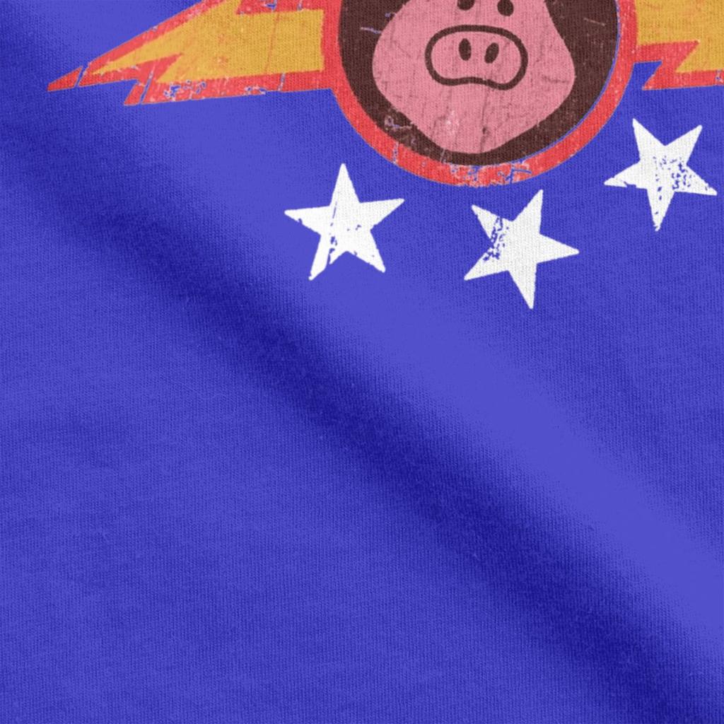 T-shirt da uomo Pigs In Space Maglietta Divertente Manica Corta Girocollo T-shirt Cotone Nuovi Arrivi Top