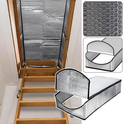 25"x54"x11" hliník Izolační kryt na půdní stan Izolace na půdní schodiště Prémiový materiál Dveře na půdu Hliníková fólie Kryt na půdu