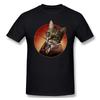 Hairy Pawter Cat Homme Tshirt Add Tees Pure Cotton Oversized Short Sleeve Tees Harajuku Streetwear
