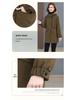 Women's Fashionable Fleece-Lined Parka: Thickened Cotton Jacket - 2024 Winter Outerwear, Loose Fit, Casual Style for Moms.