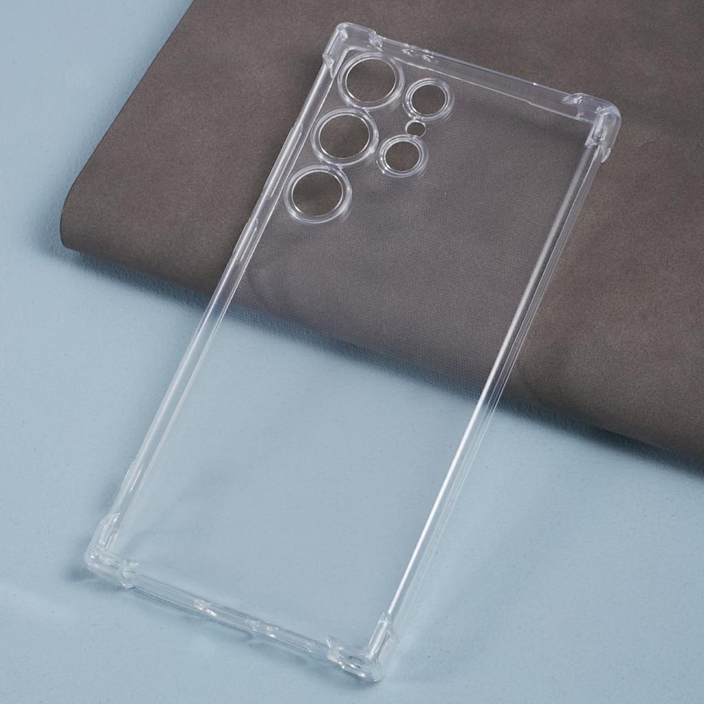 For Samsung Galaxy S24 Ultra Case Clear TPU Cover with Reinforced Four Corner