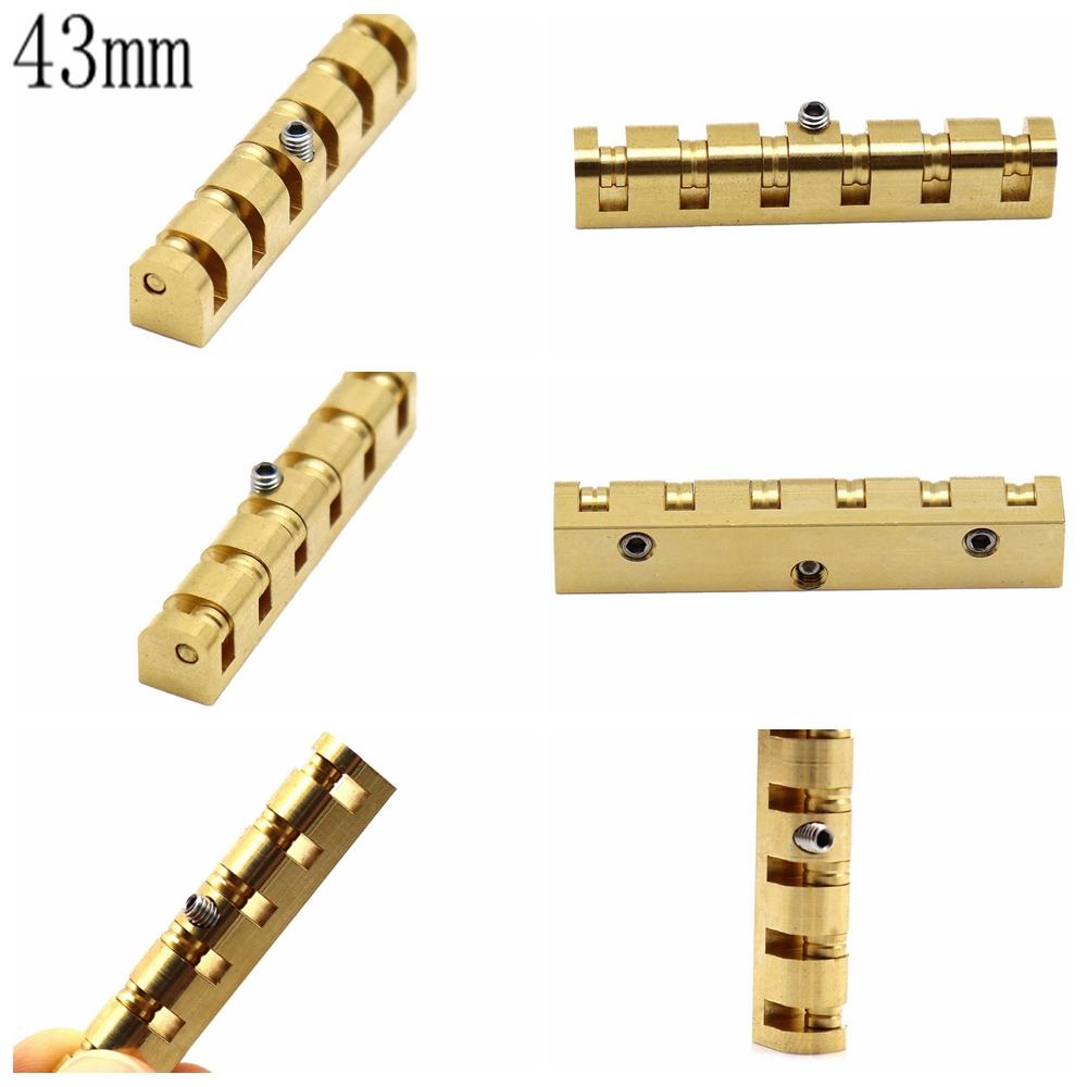 42mm43mm In Hoogte Verstelbare Messing Roller Gitaar Topkam Metalen Topkam Voor Les Paul Lp Sg Stijl Elektrische Of Akoestische Gitaren