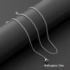 Stainless Steel Pearl Necklace with Titanium Thick Chain - Men's Minimalist Snake Bone Design