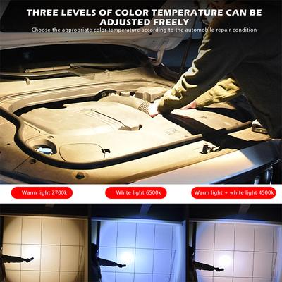 Car Detailing Tools Car Paint Finish Lamp 500LM 2400mAh Scan Swirl Magnetic Grip Multifunction Auto Repair Working Lights In Car