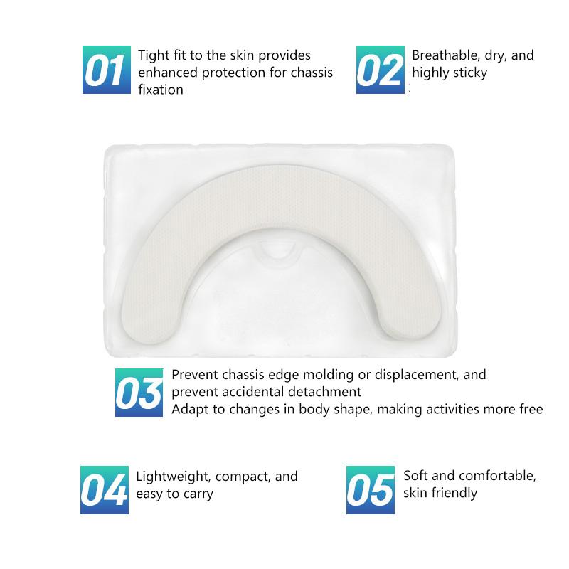20 Pcs Elastic Ostomy Barrier Strips Hydrocolloid Waterproof Leak Skin Adhesive Ostomy Barrier Tape For Colostomy Bag