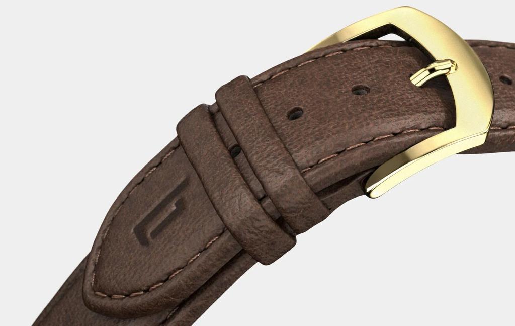 Lilianthal Berlin Brown Watch with Small Made In Men's Seconds, Germany, L01-219-CB046BS