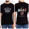 Alex G Funny Print T-shirt Fashion Style Gothic Casual Top Loose Short Sleeve Crew-neck Shirt
