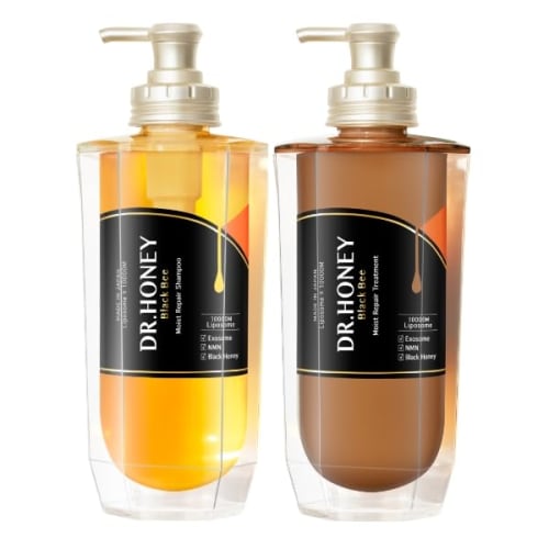 

DR Honey Black Bee Moist Repair Шампунь и средство для ухода [340 мл / 340 мг] Набор бутылок