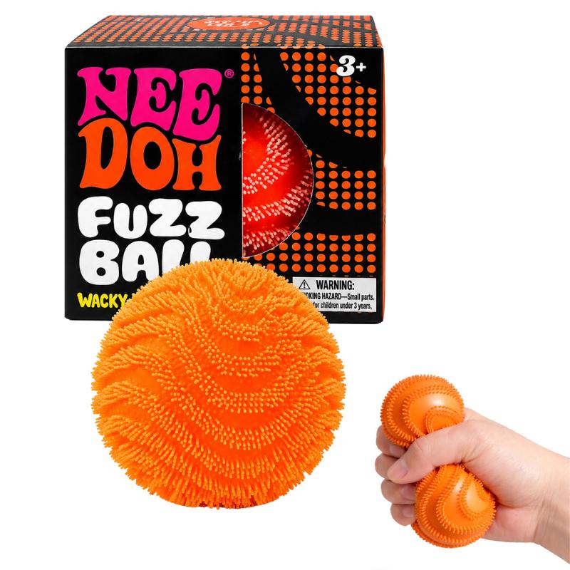 Schylling Nee Doh Bola de Fuzz Olas Caja Sorpresa Sensorial Apretable Alivio del Estrés Juguete para Mover