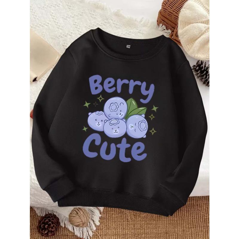 European sizes New Fashionable Kids Sweatshirt, Comfortable Crewneck Sweatshirt for Kids, Casual Versatile Trendy Printed Top for Students 110