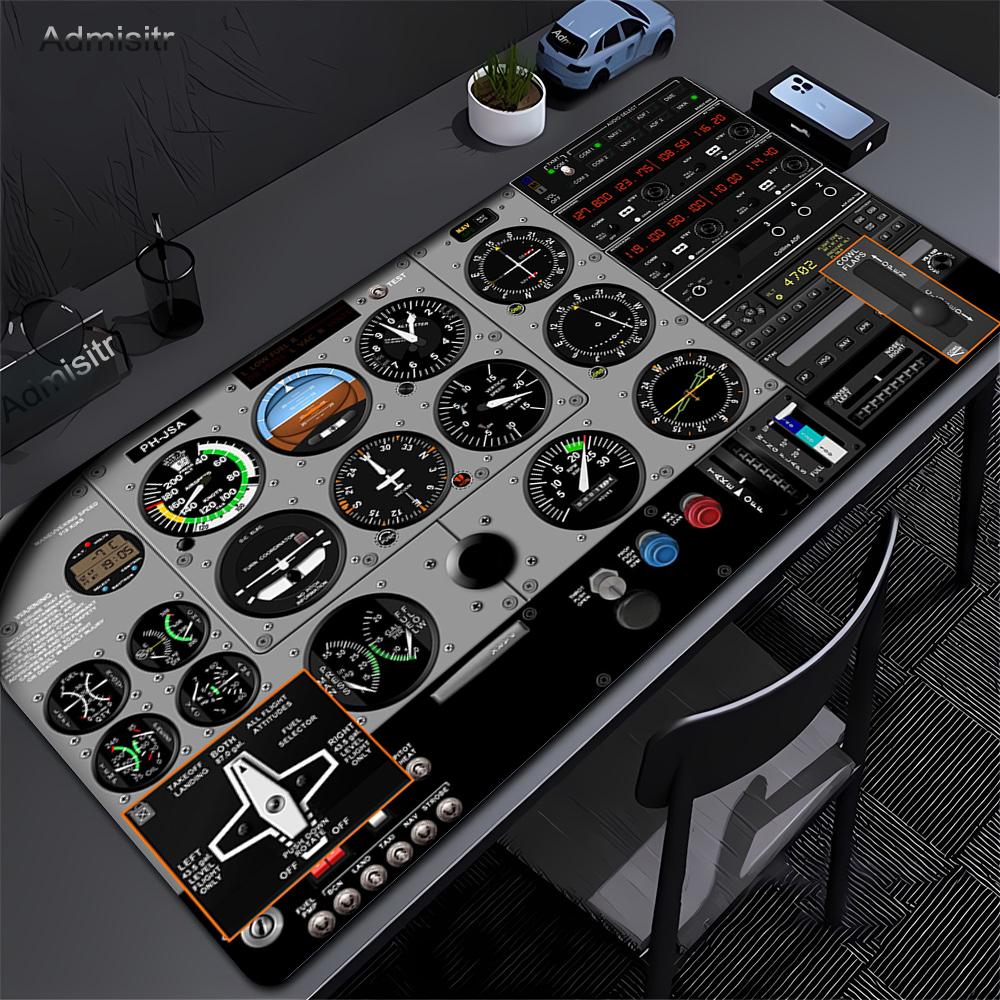 Starry night city night view mouse pad airplane cockpit mouse pad desk pad large rubber nonslip gaming mouse pad xmm Xxl 300X800X2MM
