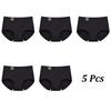 5PCS Seamless Mulberry Silk Underwear Ultral Thin Women's Panties Sexy High Elastic Invisible Briefs Soft Lingerie M-XL