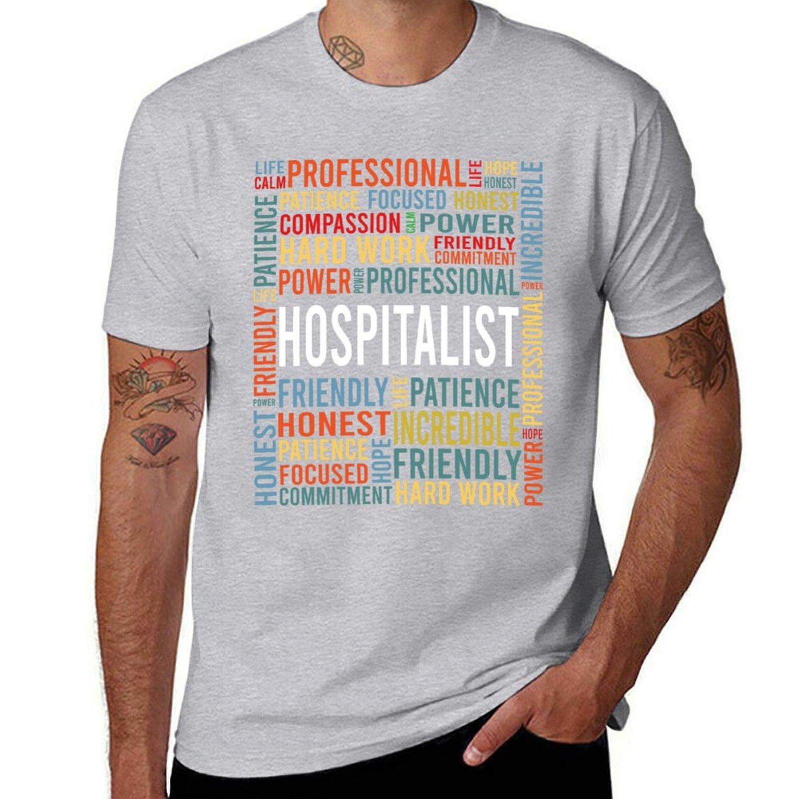 

hospitalist saying hospitalist words gift Tshirt cute tops sports fans mens t shirts pack S
