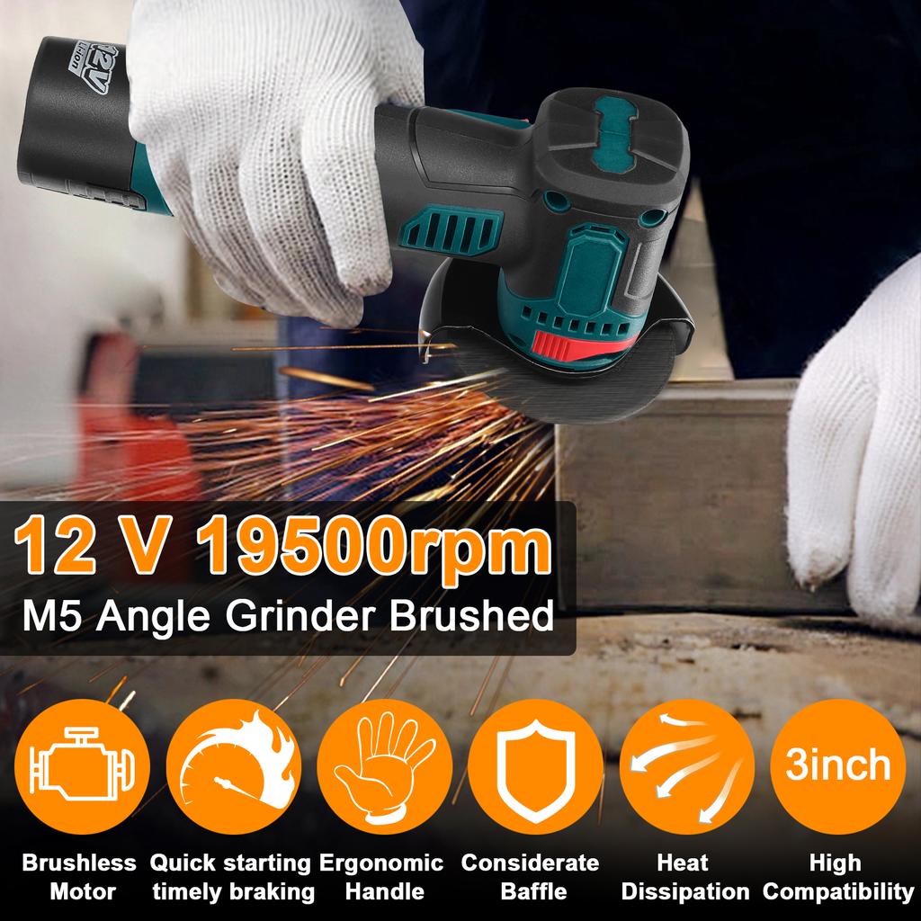3inch Electric Grinding Tool Brushless Motor Multifunctional Angle Grinding Machine Handheld