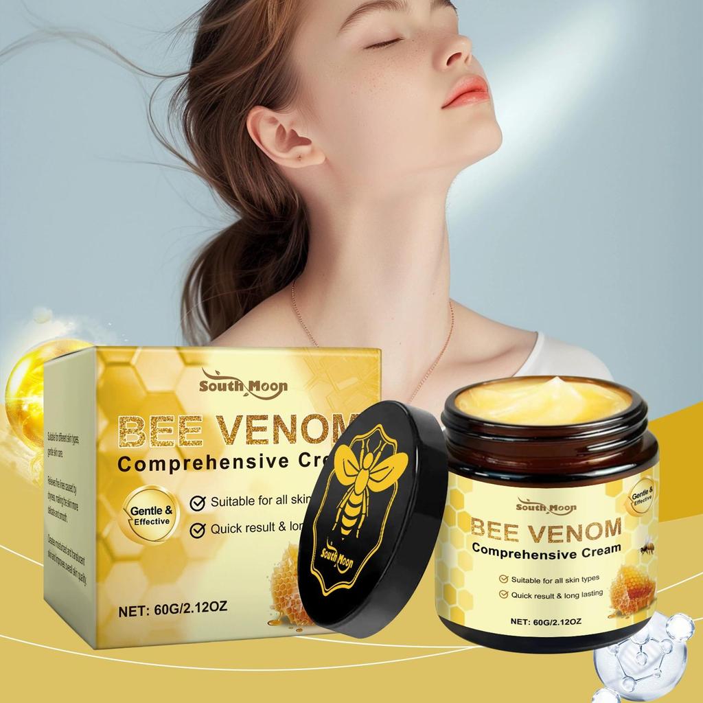 Premium Gentle Moisturizing Cream for Soft, Smooth, and Nourished Skin - Daily Bee Venom Skincare Hydrating Cream