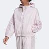 adidas Solid Color Sports Hoodie Jacket for Women, Pink