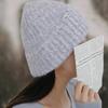 Women's Pastel Bocashi Roll-Up Golji Knit Winter Hat