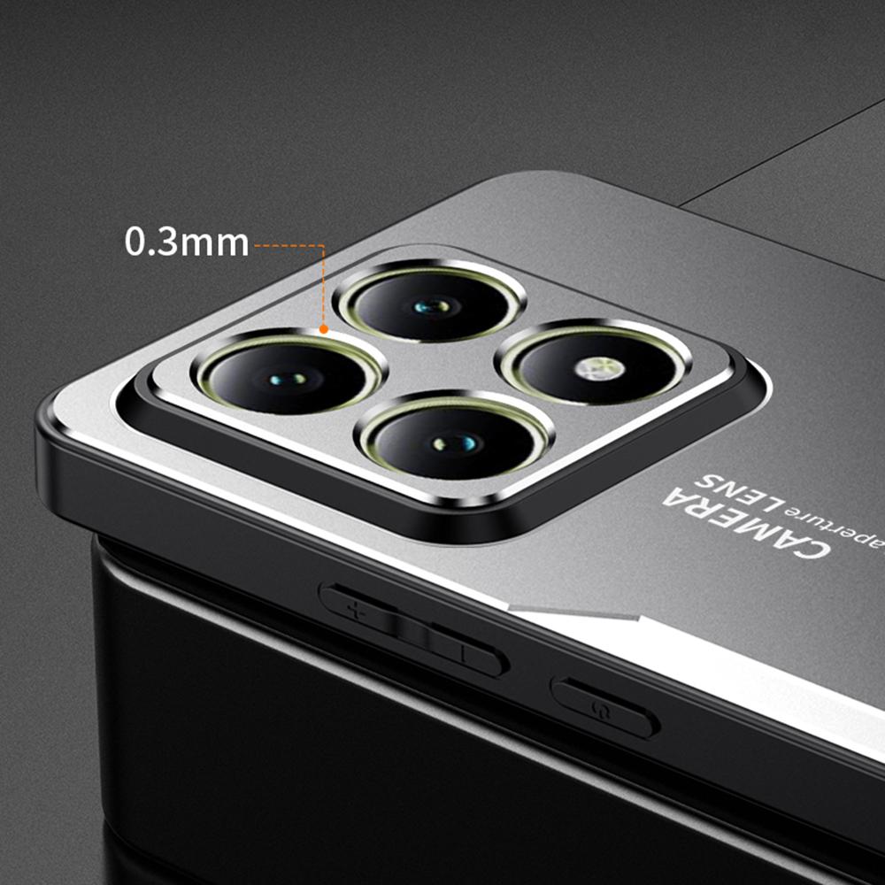 For Xiaomi 14T Pro Phone Case Aluminium Alloy TPU PC Back Cover