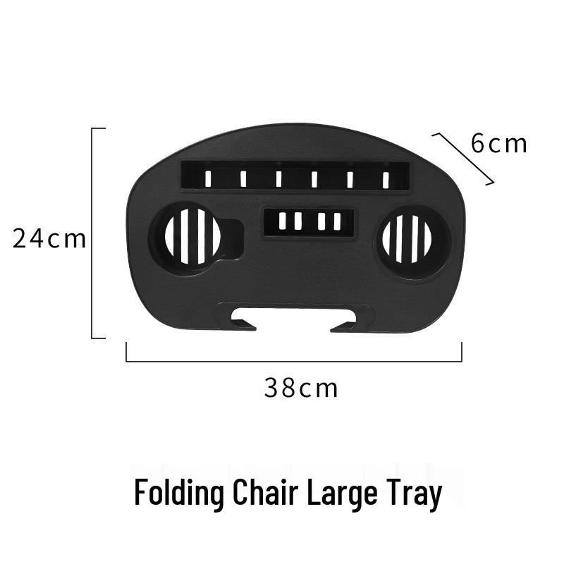 Recliner Tray & Cup Holder: Beach, Folding & Rocking Chair Storage Accessory