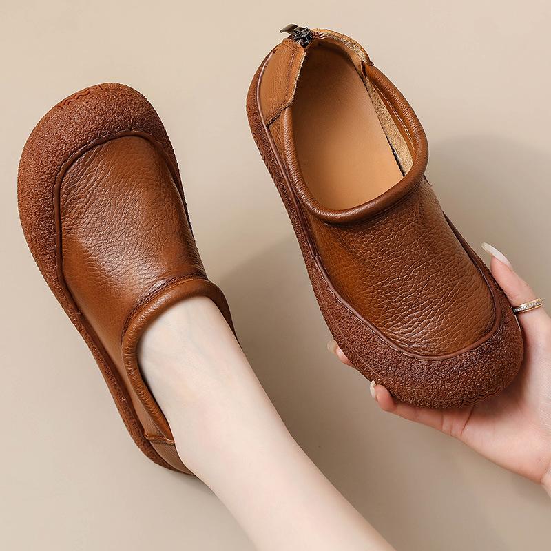 Chaussures Mocassins Plateforme Décontractées pour Femmes Chaussures Confortables pour le Travail et les Affaires Chaussures à Enfiler en Cuir pour Femmes Chaussures Plates pour Conduire, Marcher, Habillées Mocassins Penny