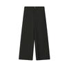 By Naoki Takizawa Fashionable Versatile Slim Elegant Daily Comfortable Woven Casual Long Pants Women Bottoms Black F11W542801FBK