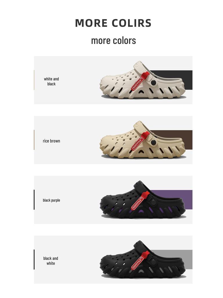 Sandálias Masculinas para Exterior Antiderrapantes com Biqueira Fechada - Resistentes ao Desgaste, Sola Macia Sapatos de Praia