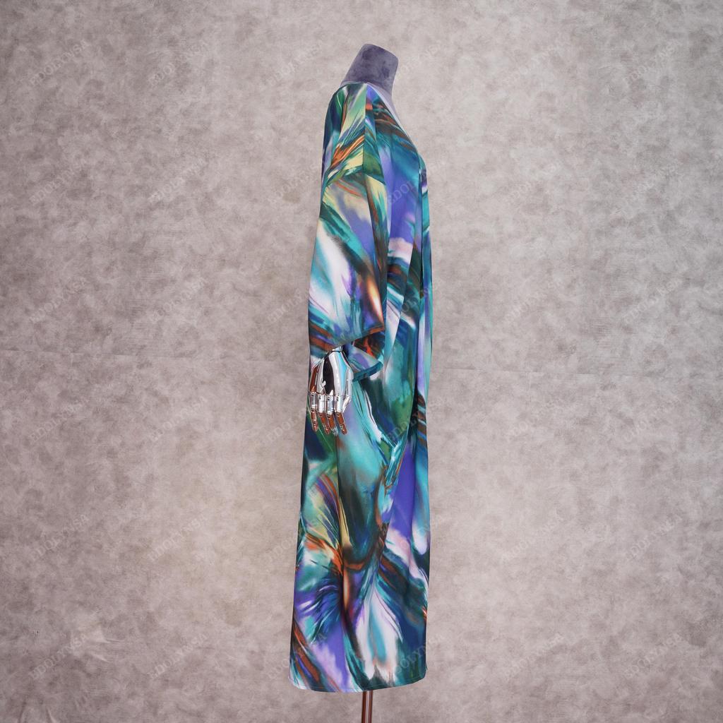 Rychleschnoucí bohémské tištěné zakrývací mikiny Sexy letní plážové šaty Dámské plážové oblečení Plavky zahalovací