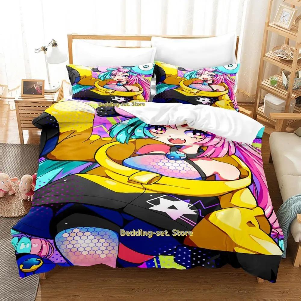 New Kawaii Iono Bedding Set Single Twin Full Queen King Size Bed Set Adult Kid Bedroom Duvetcover Sets Anime Parure De Lit Bed
