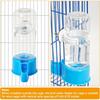 2 Pack Automatic Bird Water Dispenser Splash Proof Gravity Feeder for Cages with Suction Cups, Blue and White