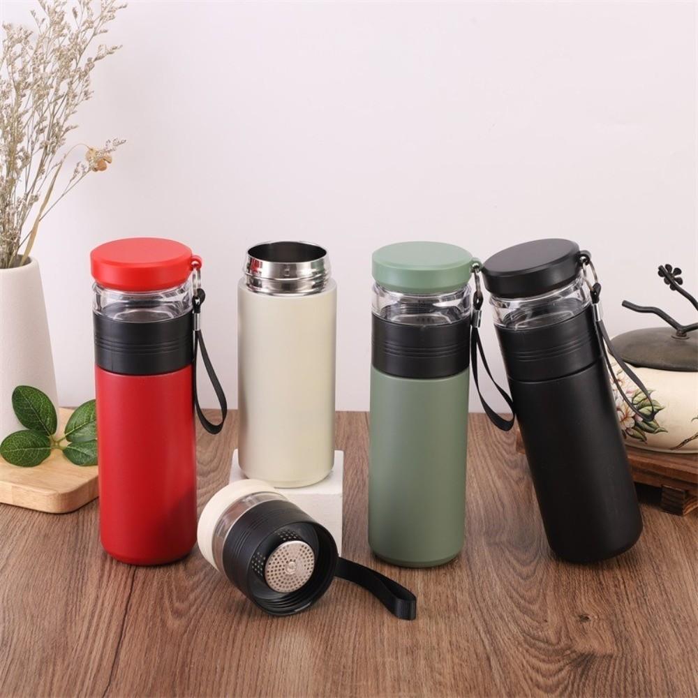 Independent Tea Tea Infuser Bottle Leak-Proof Vacuum Mug Stainless Steel Insulated Cup  Kitchen Use
