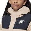 Nike Pūkinė striukė Laisvalaikio Vandeniui atspari Šilta Vaikams Striukės Geltona HQ7155-200