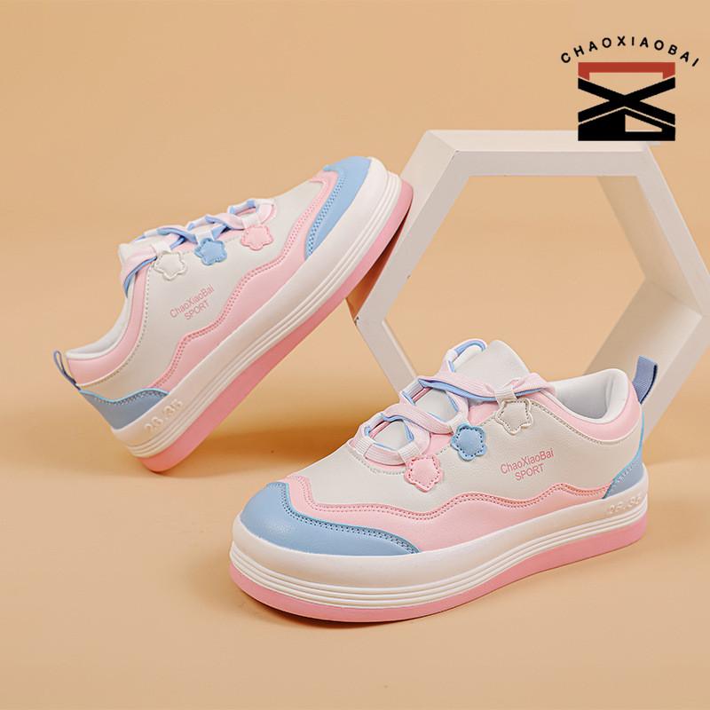 

CHAOXIAOBAI Японские Милые Кроссовки Женщины 2023 Универсальный Мягкий Милый Носок Обувь Платформа Маффин Лолита Пекарня Обувь Дети