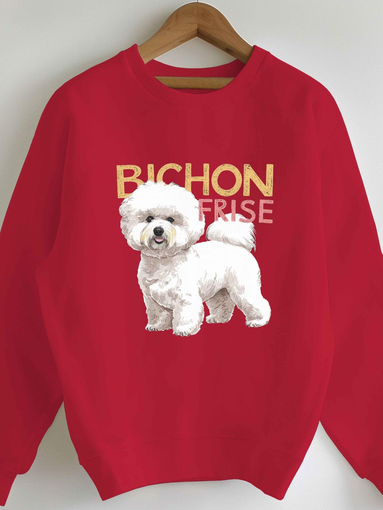 

dog Bichon Frize illustration women s sweatshirts XXL