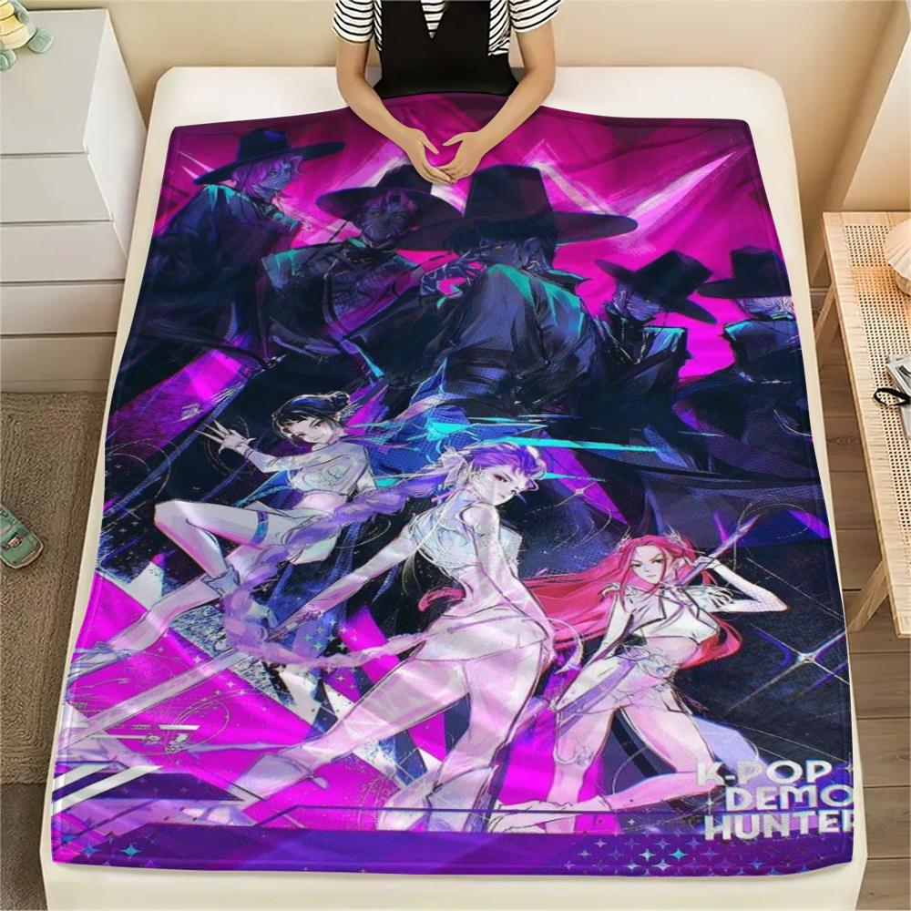 

1 шт. Фланелева ковдра з мультяшним принтом, Висока якість, Зручна для всіх сезонів, Декор для дому, Тепло та затишок, Ідеальний подарунок на Різдво, День народження 80cm x 120cm