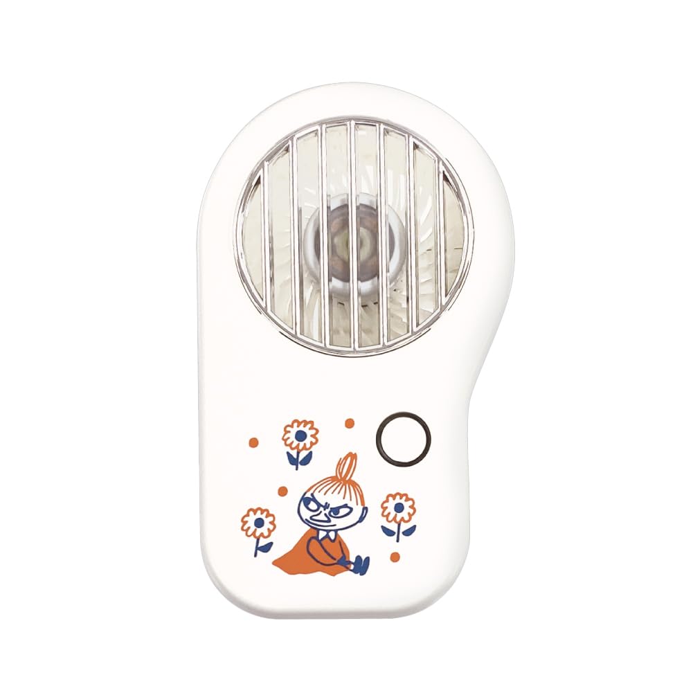 

Moomin Neck Hanging Hands Free Fan Flower Dot