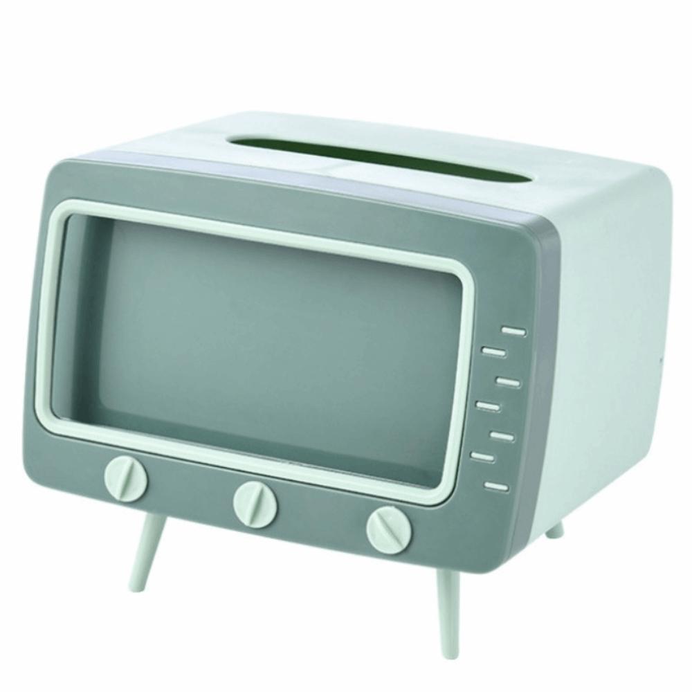 Retro Tissue Box Holder Multifunctional Paper Storage Case Cute Accessory Tissue Organizer Bedroom