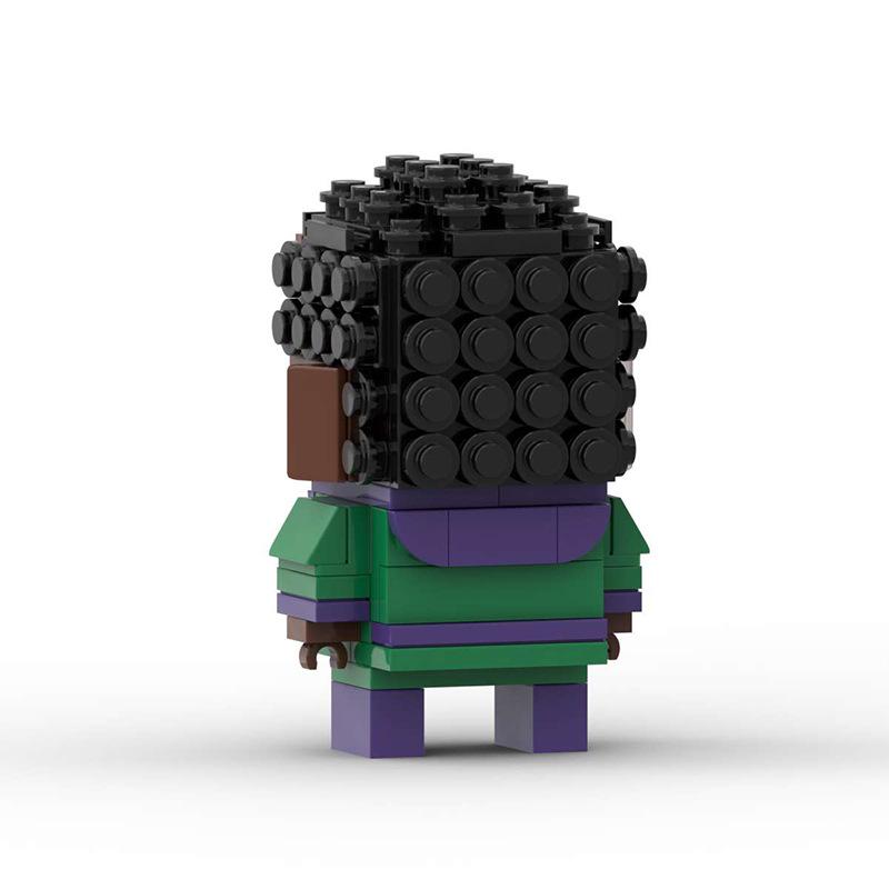 Building Block Compatible, Creative Anime, Marvel Conqueror Kang, Brick Model, Children Diy Square Head Boy