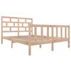 Solid Pine Wood Bed 140 X 200 Cm