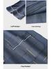 2023 Summer Cotton Short-Sleeve Cardigan Pajama Set for Middle-Aged Men