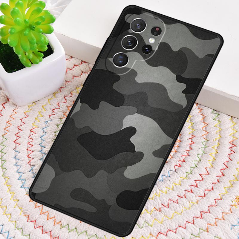 Camo Camouflage Fashion Phone Case for Samsung Galaxy note 10 pro S26 Ultra S23 S24 FE S25 S21 S22 PLUS shockproof Cove