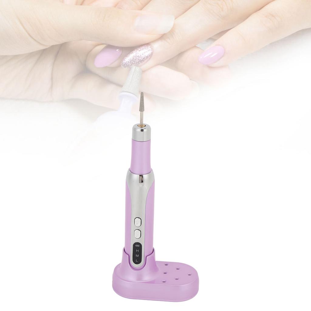 Nail Drill NaMachine Kit Portable Electric Nail File Set Nail Tools 0-15000rpm Rechargble Nail Grind  for Home Nail Salon
