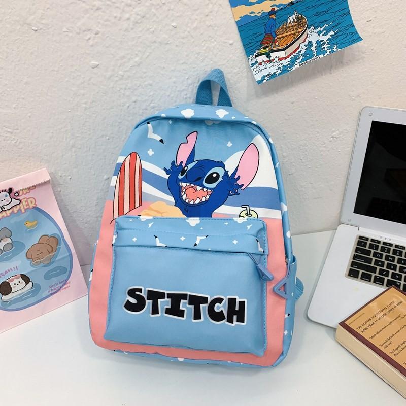 

Stitch Childrens Cartoon Backpack With Breathable Nylon Material For Kindergarten Kids