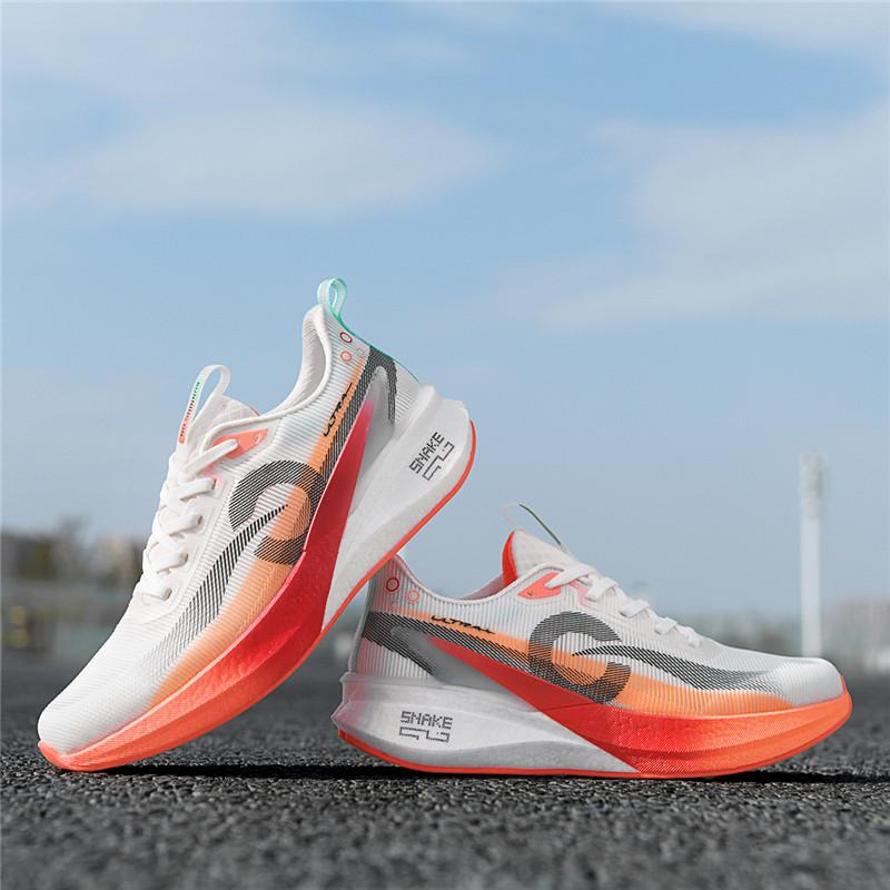 Outdoor Sneakers For Man Women Hiking Thick Soles Light Weight Breathable Cushion Trainers Jogging Workout Athletic