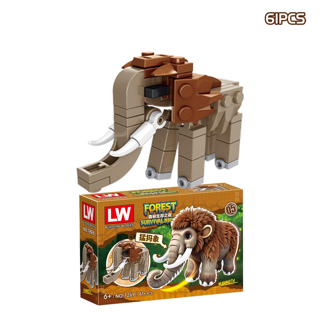 Non-Toxic Hot 99 Nights In The Forest Deer Building Blocks Set 99 Nights In The Forest Deer Blocks For Children Toys Christmats Gifts