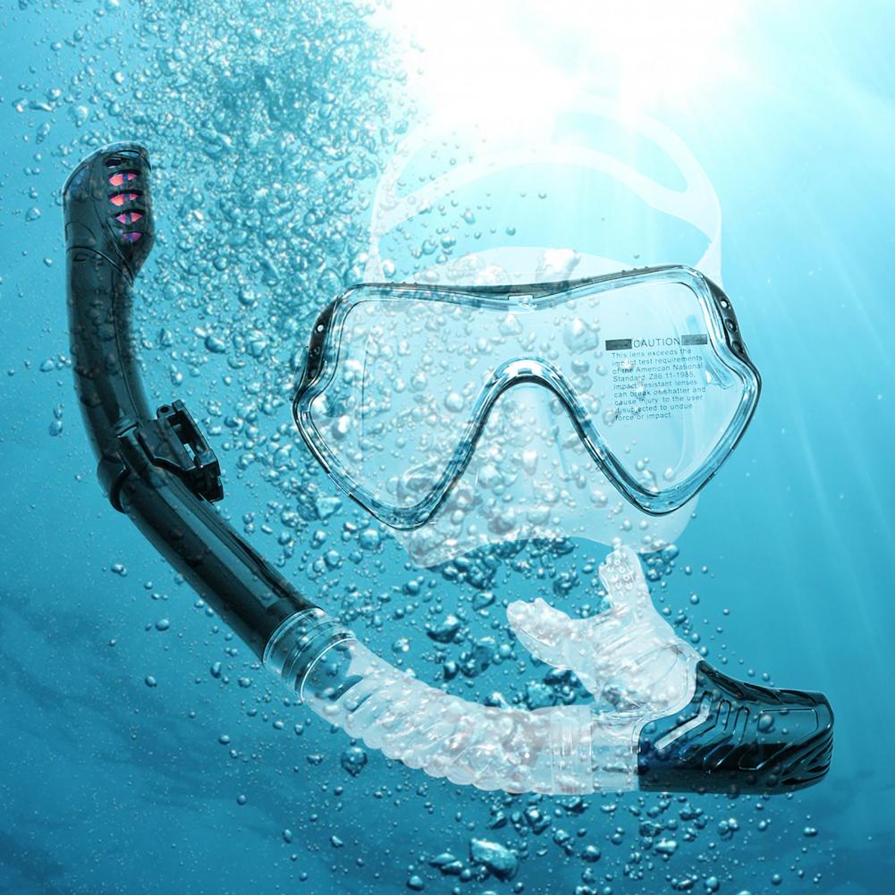 Ochelari de scufundări comozi Ochelari de scufundări anti-aburire, separatori de respirație din silicon, pentru exterior